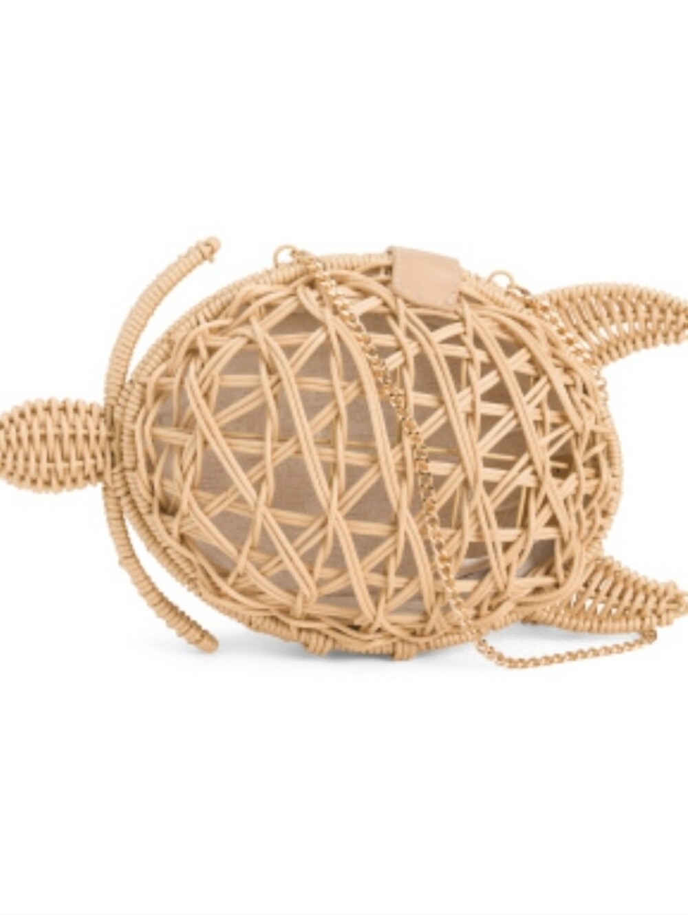 🤎▪️Tommy Bahama ▪️Woven Turtle Straw Clutch in Natural Tan